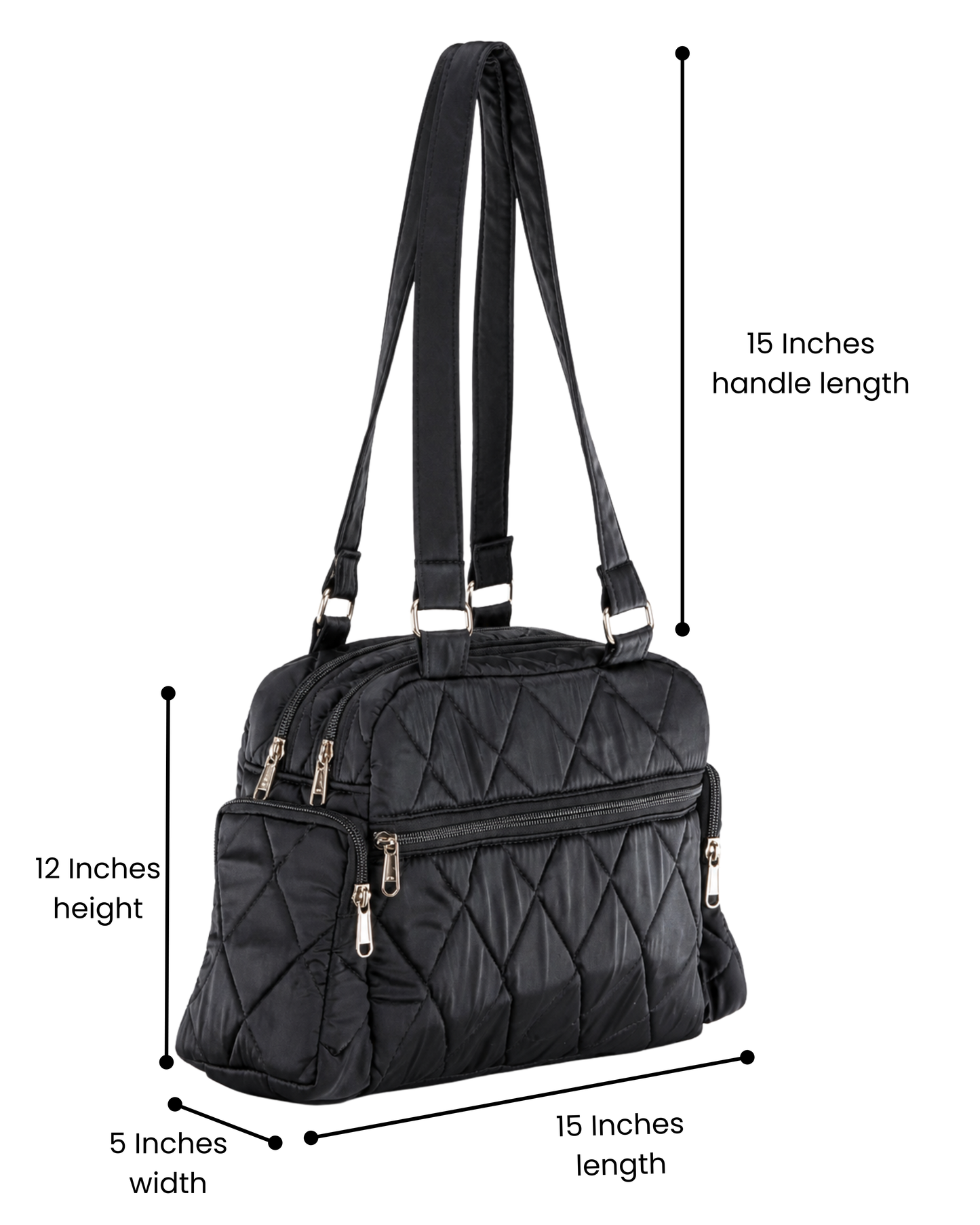 Charcoal black Cute Hand Bag