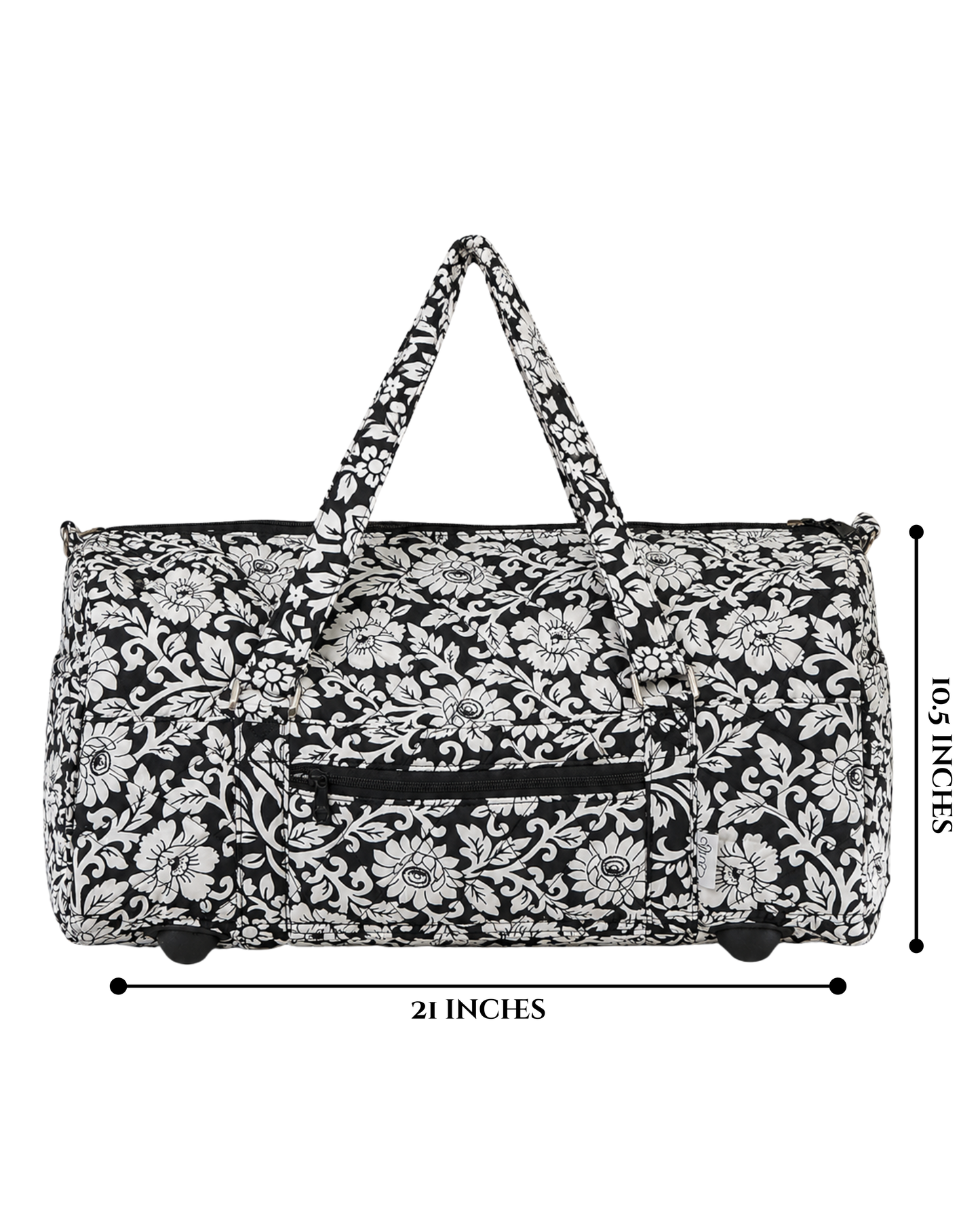 Black and white Forest Duffle traveller