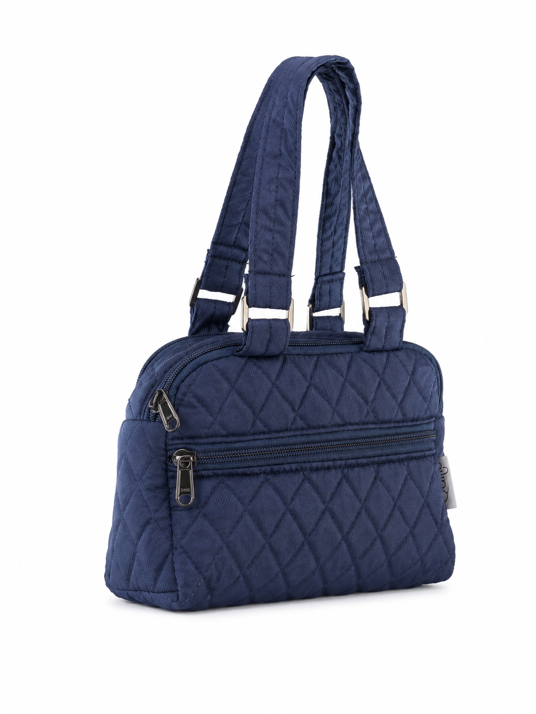 Navy Floral Wrist bag