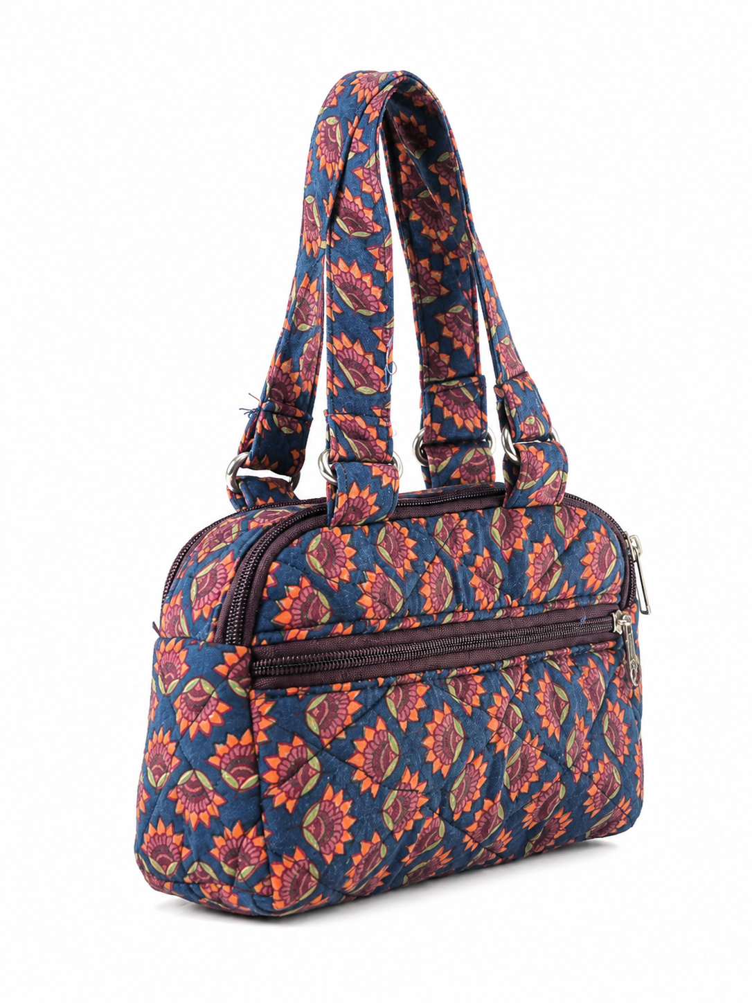 Maroon Floral Wrist bag