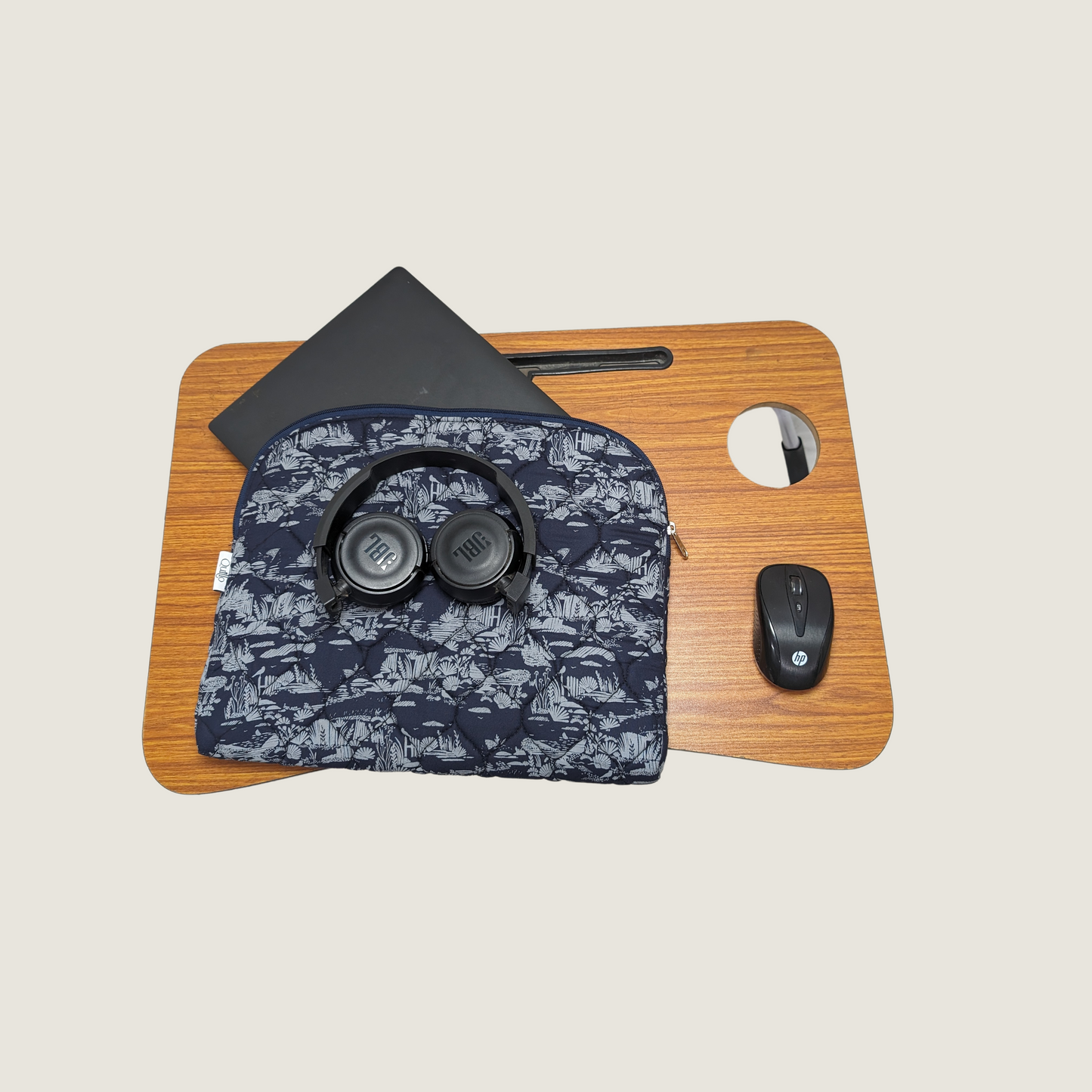 Pigeon Wing Quilted Laptop Sleeve