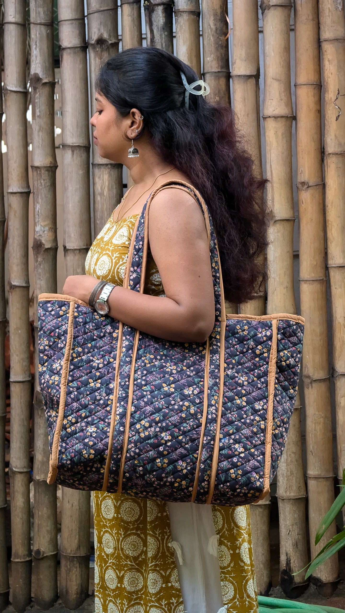 Floral bloom Tote Bag