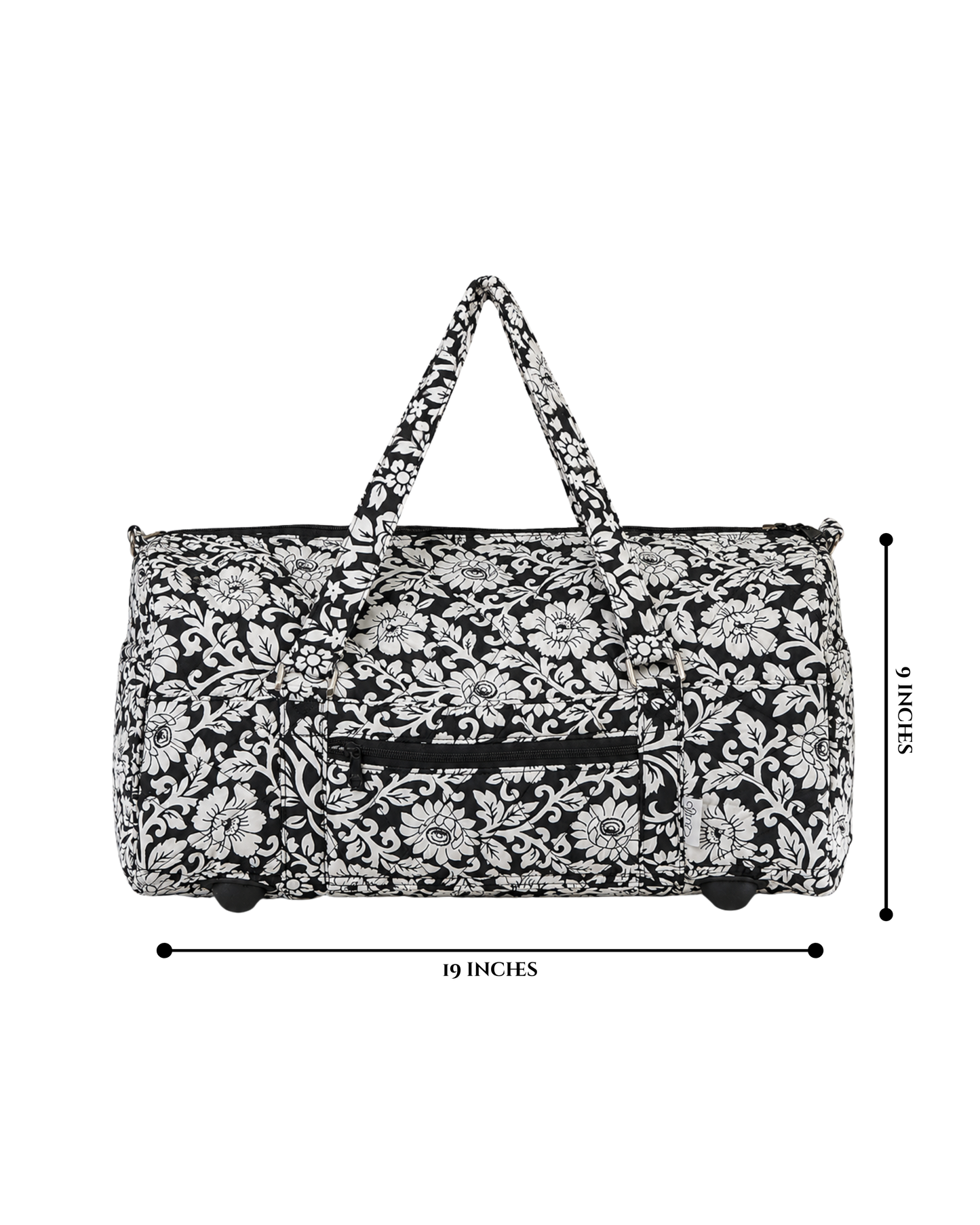 Black and white Forest Duffle traveller