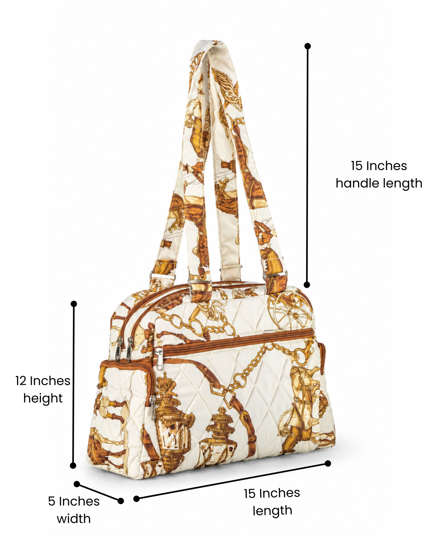Gold Chariot Cute Hand Bag