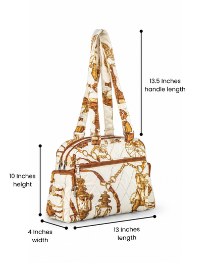 Gold Chariot Cute Hand Bag