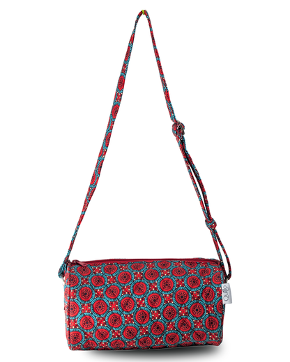 Crimson Lotus Duffle Sling