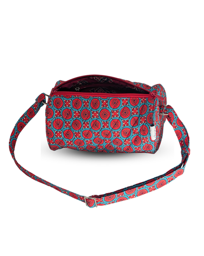 Crimson Lotus Duffle Sling