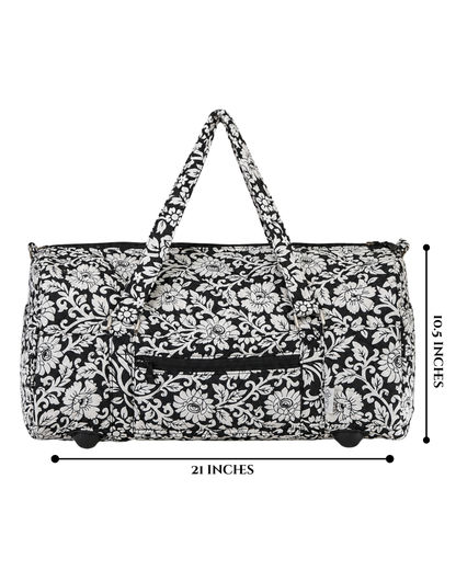 Black and white Forest Duffle traveller