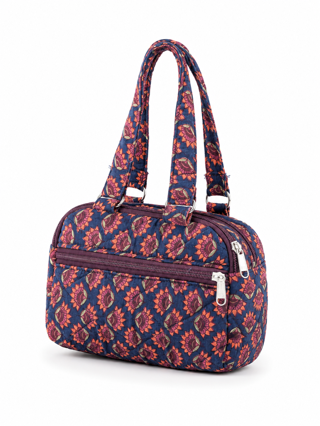 Maroon Floral Wrist bag