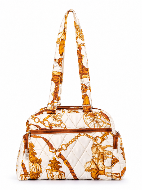 Gold Chariot Cute Hand Bag