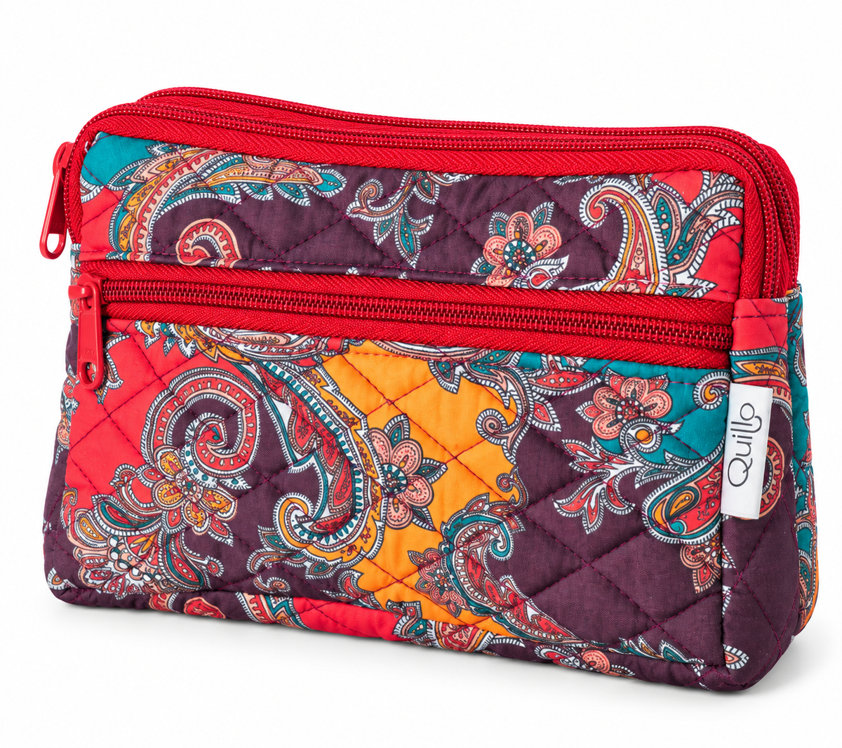 Kalamkari Paisley Cross Zip