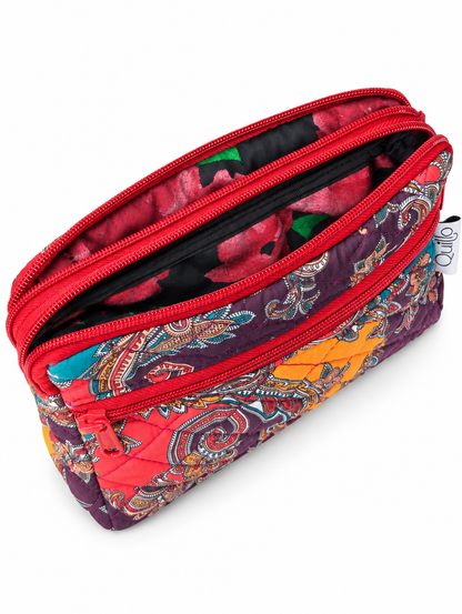 Kalamkari Paisley Cross Zip