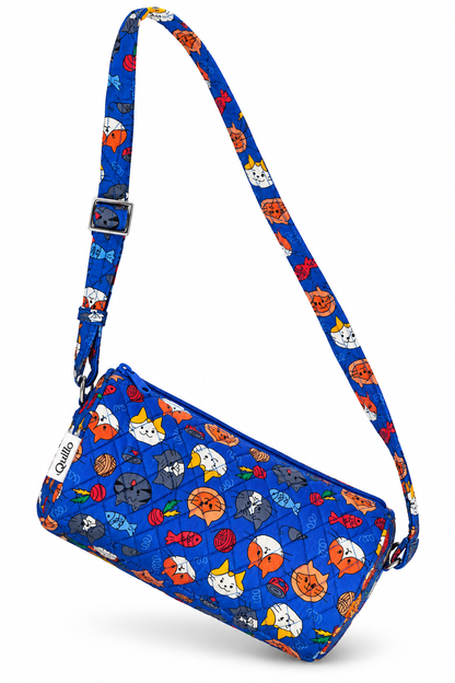 Cat and Fish Duffle Sling