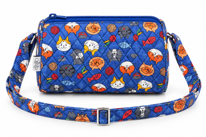 Cat and Fish Duffle Sling