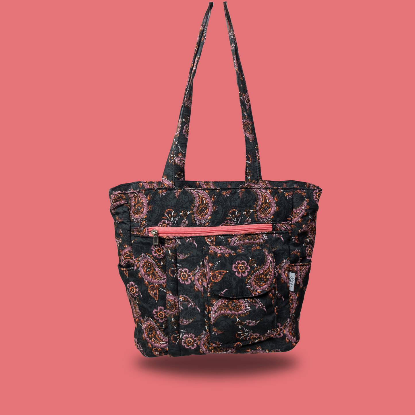 Midnight Guava on the go tote bag